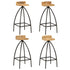 Rustika Rowe -  Bar Set 5 Pieces Solid Mango Wood
